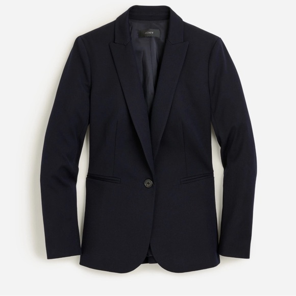 J.CREW Petite Parke blazer in bi-stretch linen cotton blend SIZE 00 - Picture 2 of 12